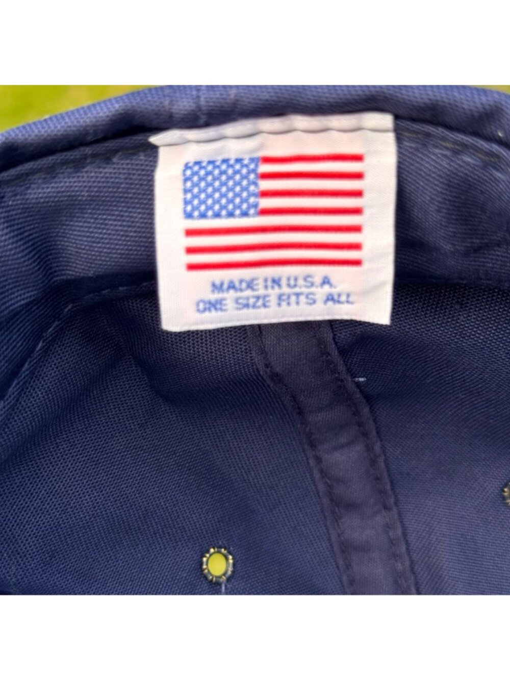 Pearl Harbor HI Snapback USS Arizona BB-39 Rope Hat Navy Blue One Size USA Vtg - Picture 4 of 14